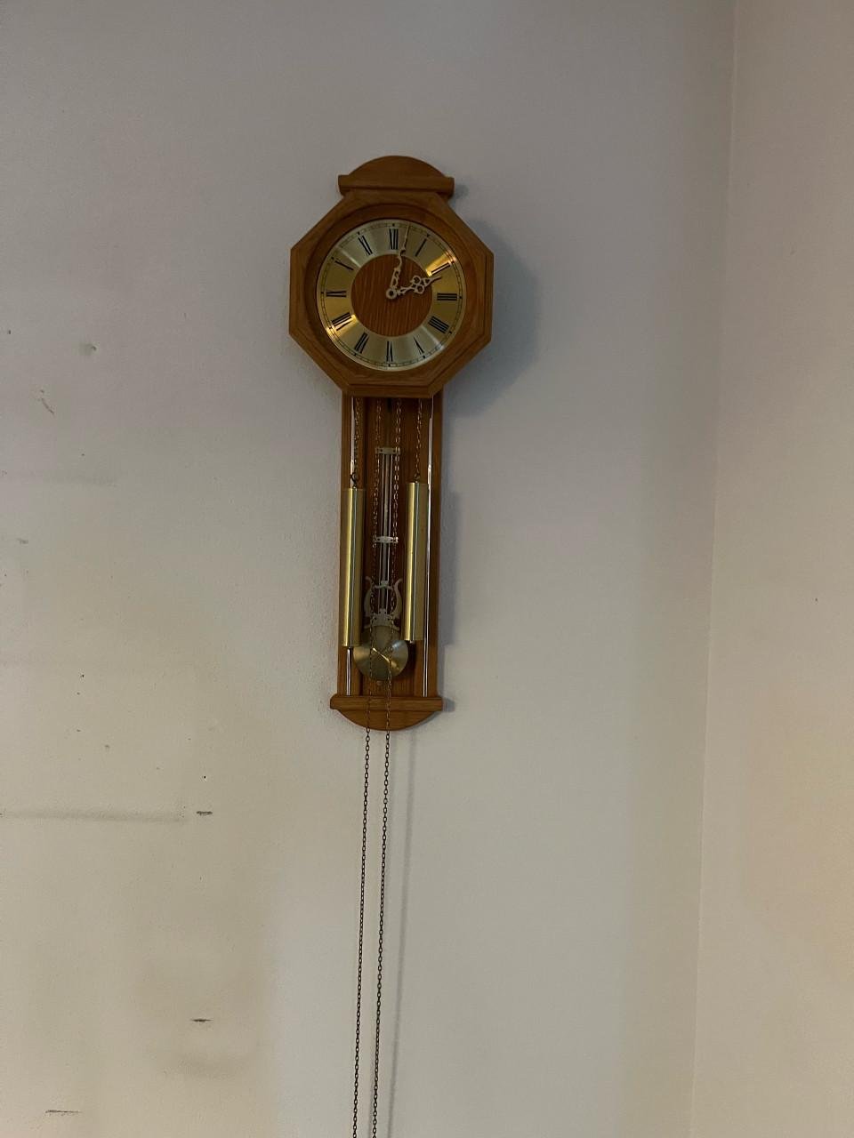 Hangklok grenen koper