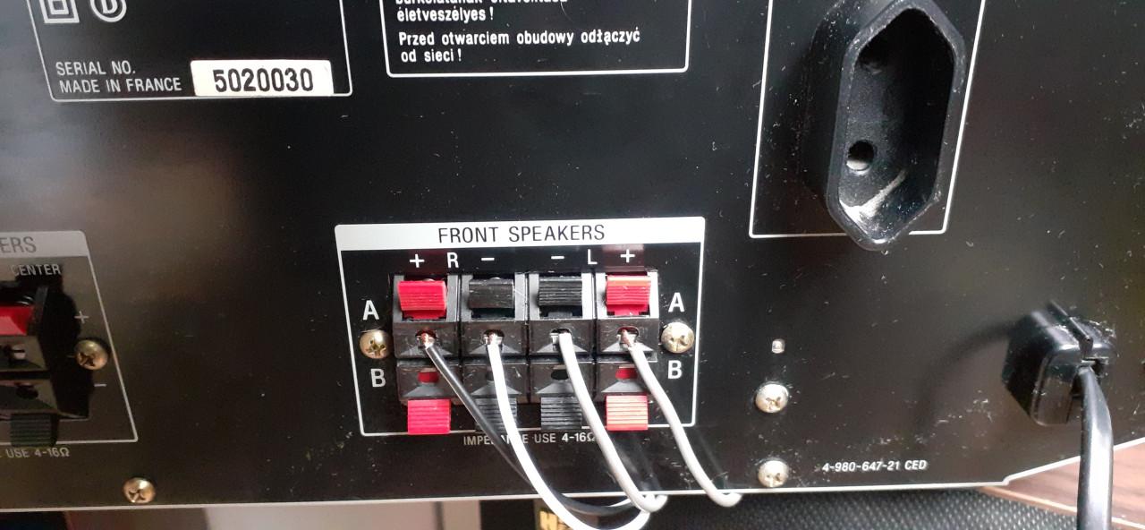 Versterker  sony met vintage speakers 3 way system