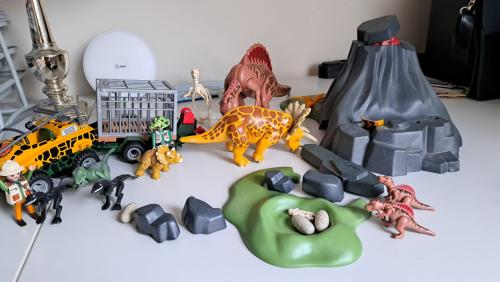 Playmobil Dino Speelgoed – eiland - vulkaan set etc