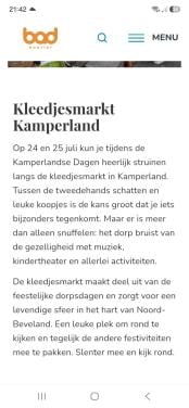 Kleedjes markt op de Kamperlandse dagen