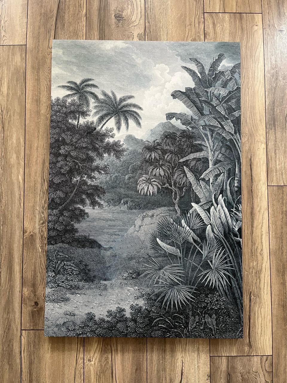 Groot XL canvas jungle thema ets lithografie  ibiza litho