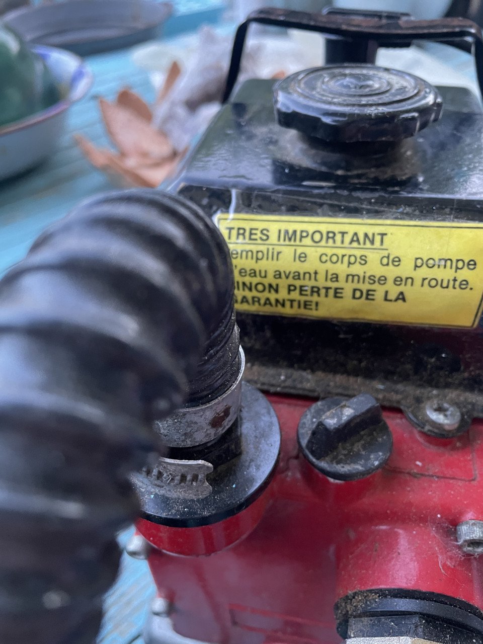 Benzine aangedreven vloeistof/waterpomp