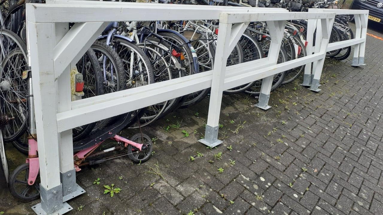 5 x Houten Hekwerk 220cm lang ca. x 80cm hoog = 11 meter totaal