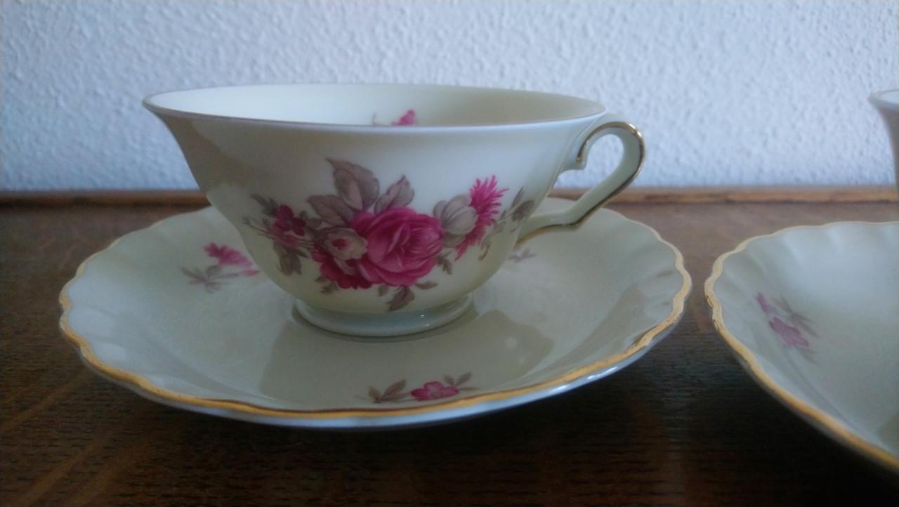 Set van 2 vintage Mosa Maastricht kop en schotels