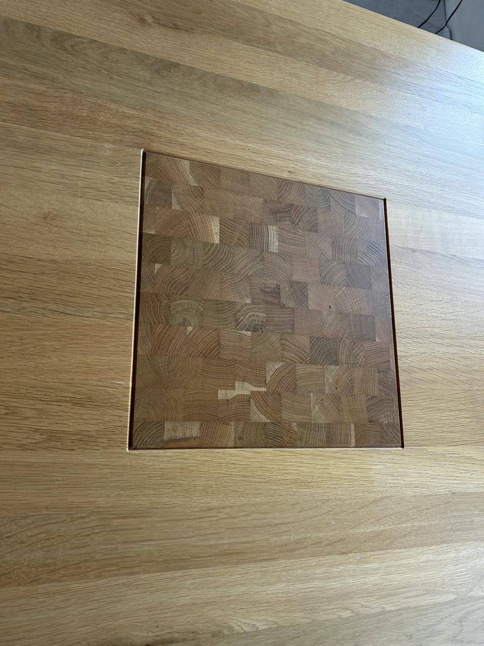 Eetkamer tafel massief eiken