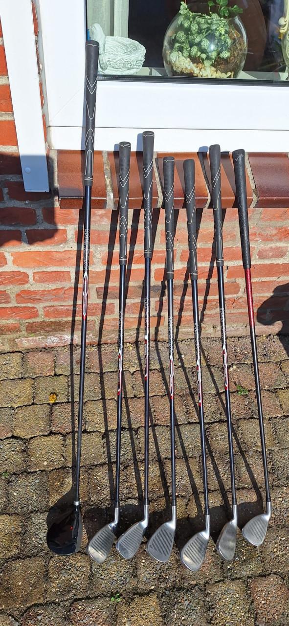 Golfset kompleet met golfkar