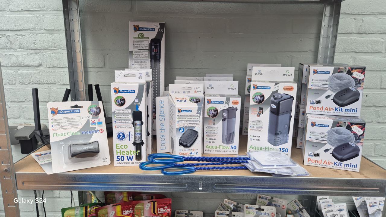 Aquarium spullen 50%
