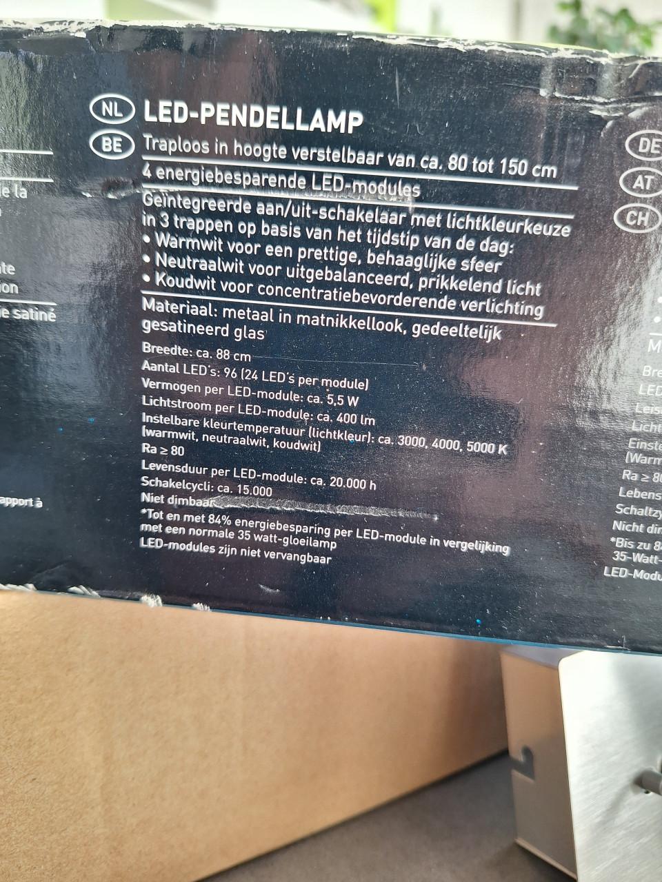 Led pendellamp