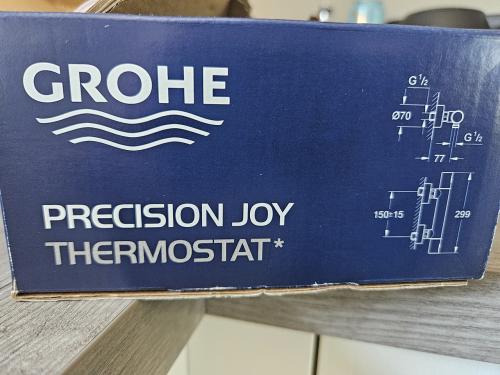 Douchekraan, thermostaat, Grohe, chroom nieuw in de verpakking