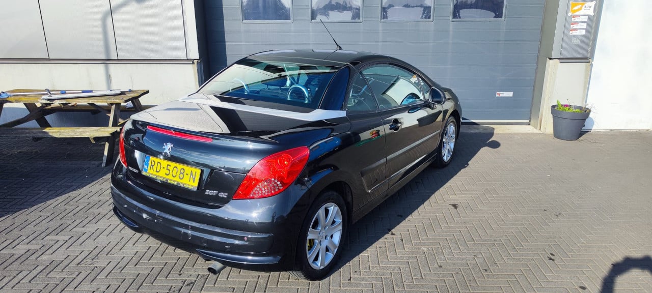 TE KOOP PEUGEOT 207 CC 1.6 VTI CABRIOLET HARDTOP