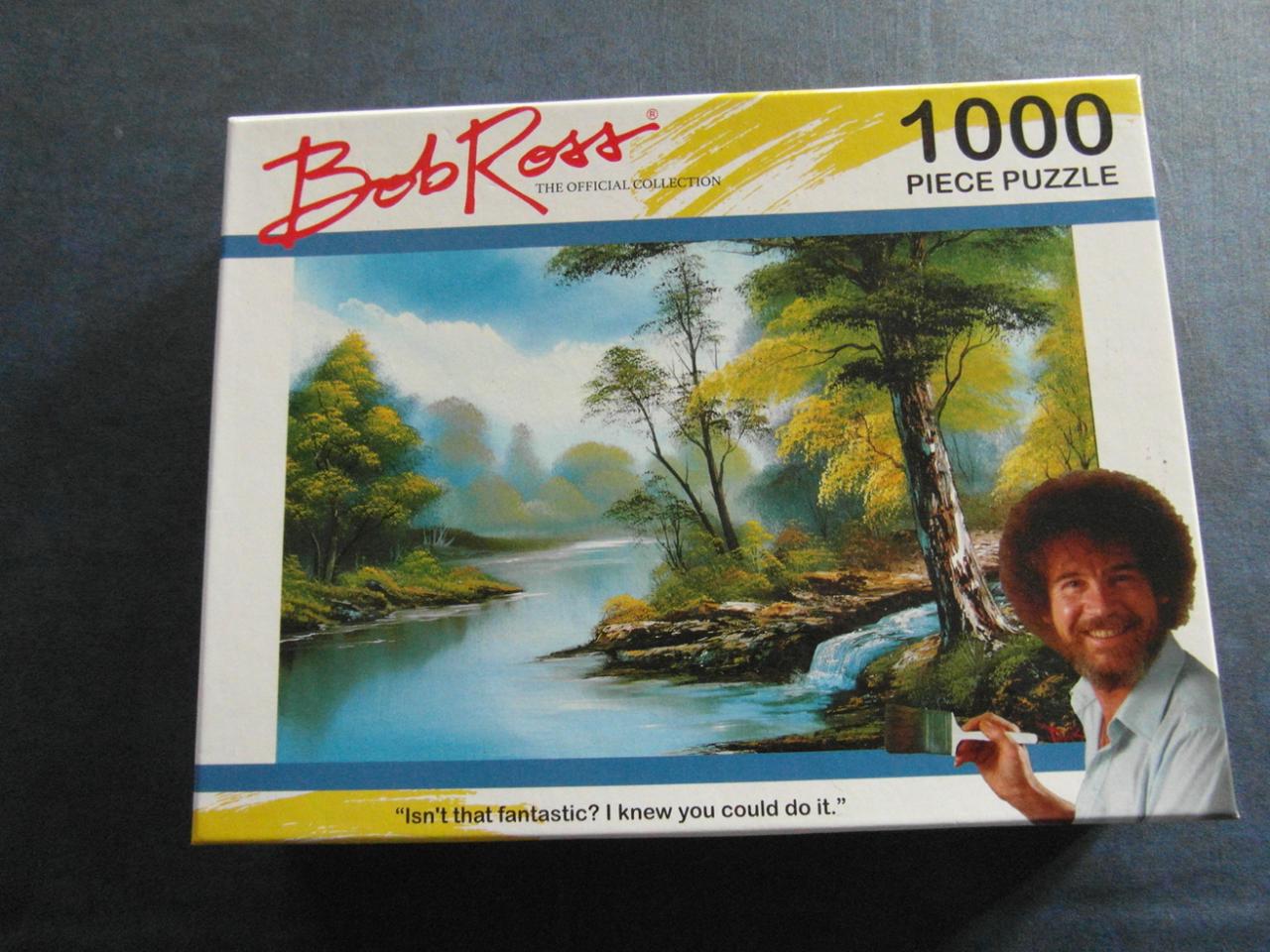 Bob Ross puzzel, 1000 stukjes.