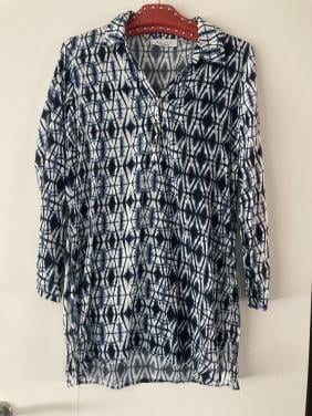 Blouse - batikkleuren