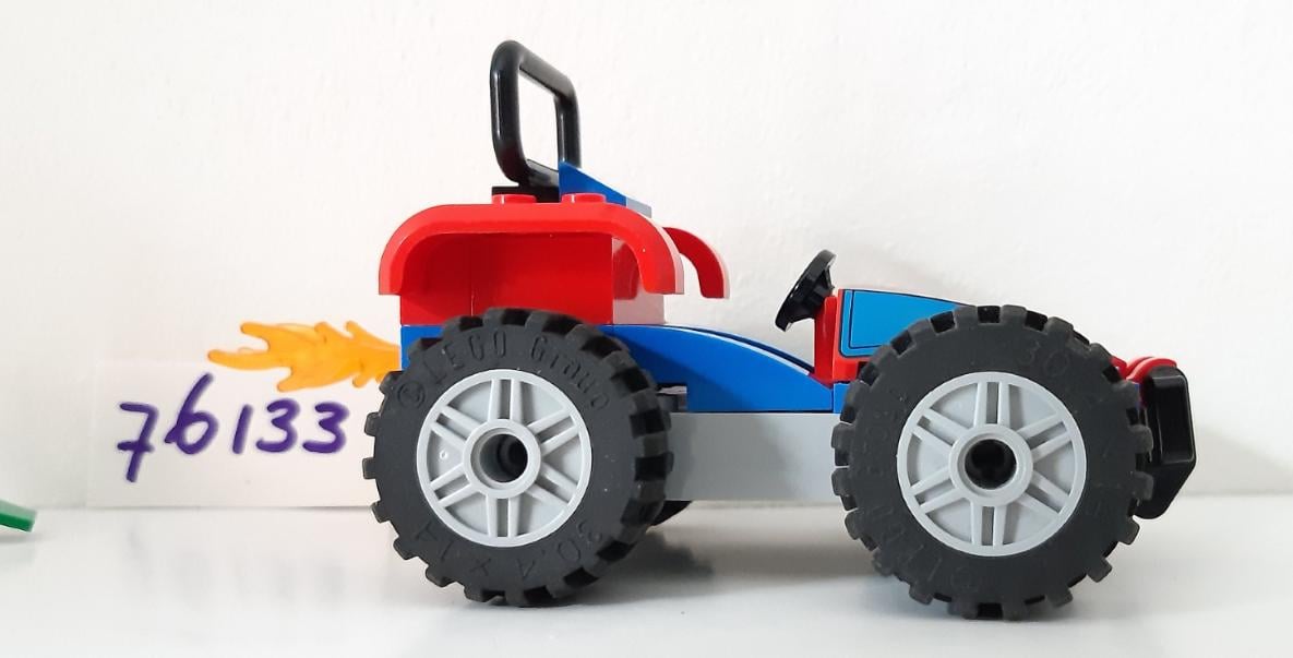 Lego Superhelden 76133:  Spider-Man autoachtervolging met de green goblin