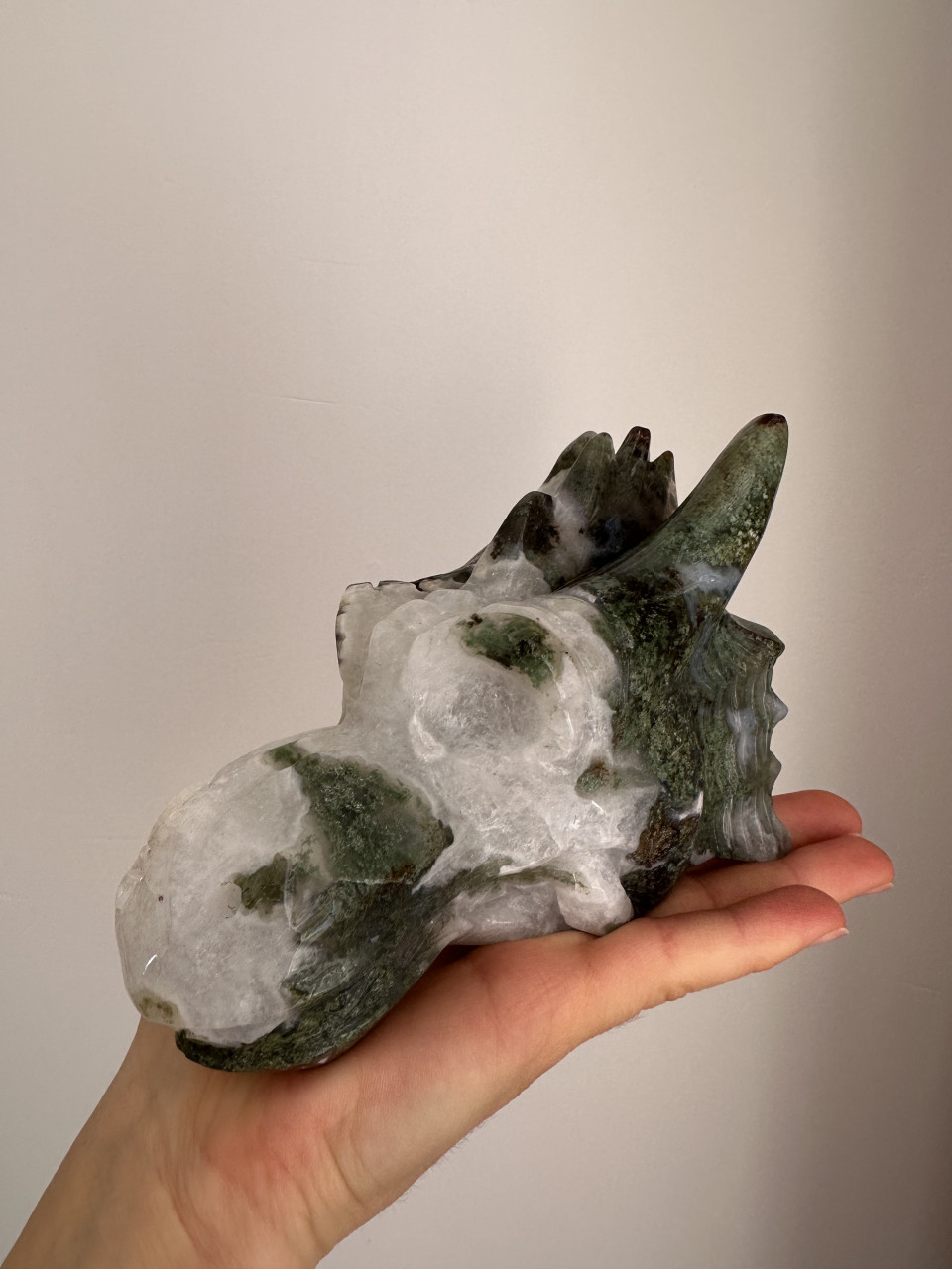 Drakenkop Mosagaat - Kristal Edelsteen