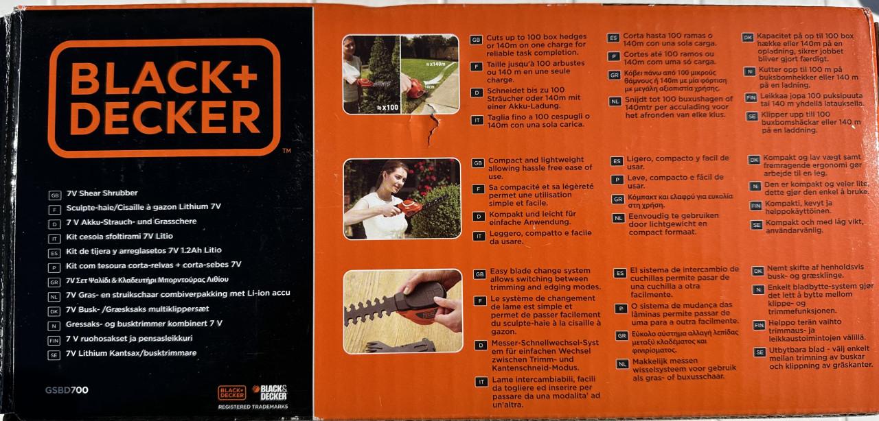 B&D Gras en Struikschaar