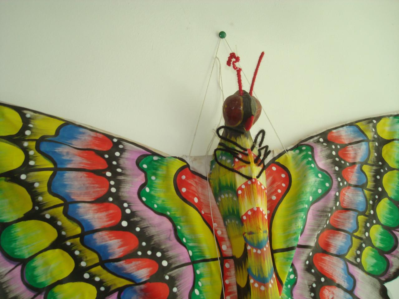 Vlieger vlinder Hand gemaakt
