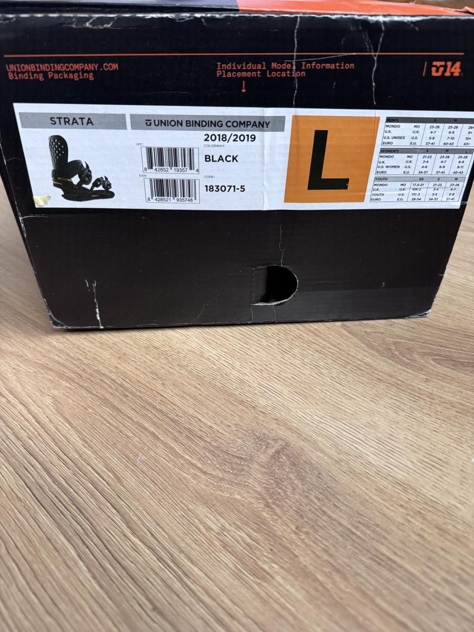 Snowboard bindings Strata maat L