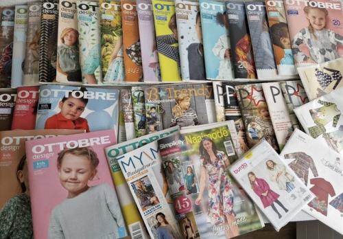 Naaipatronen OTTOBRE tijdschriften en meer kinderpatronen      GERESERVEERD