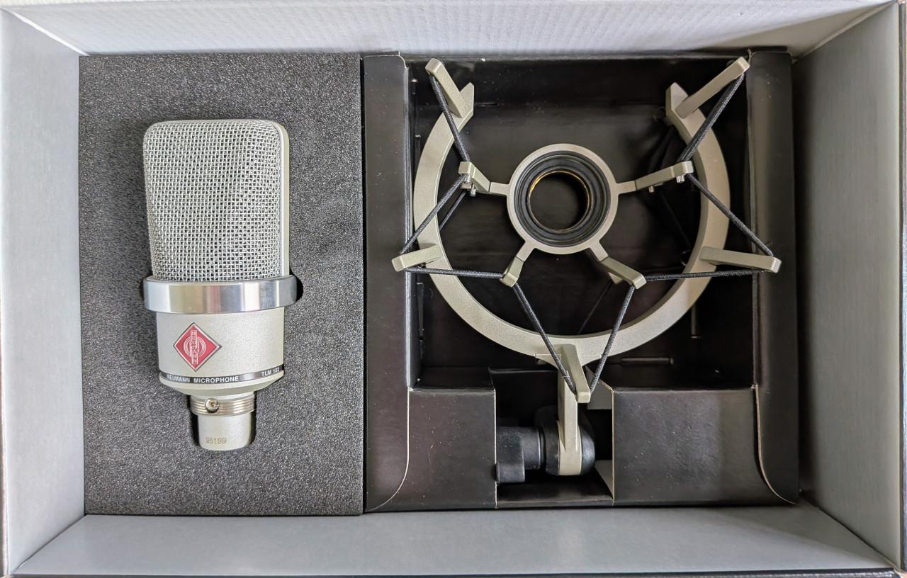 Professionele Neumann TLM 102 condensator microfoon (studio set)