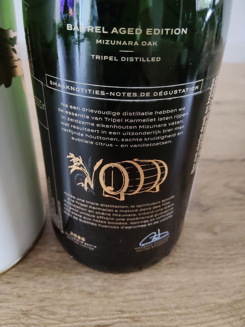 Karmeliet Grand Cru Barrel Aged Edition Mizunara Oak