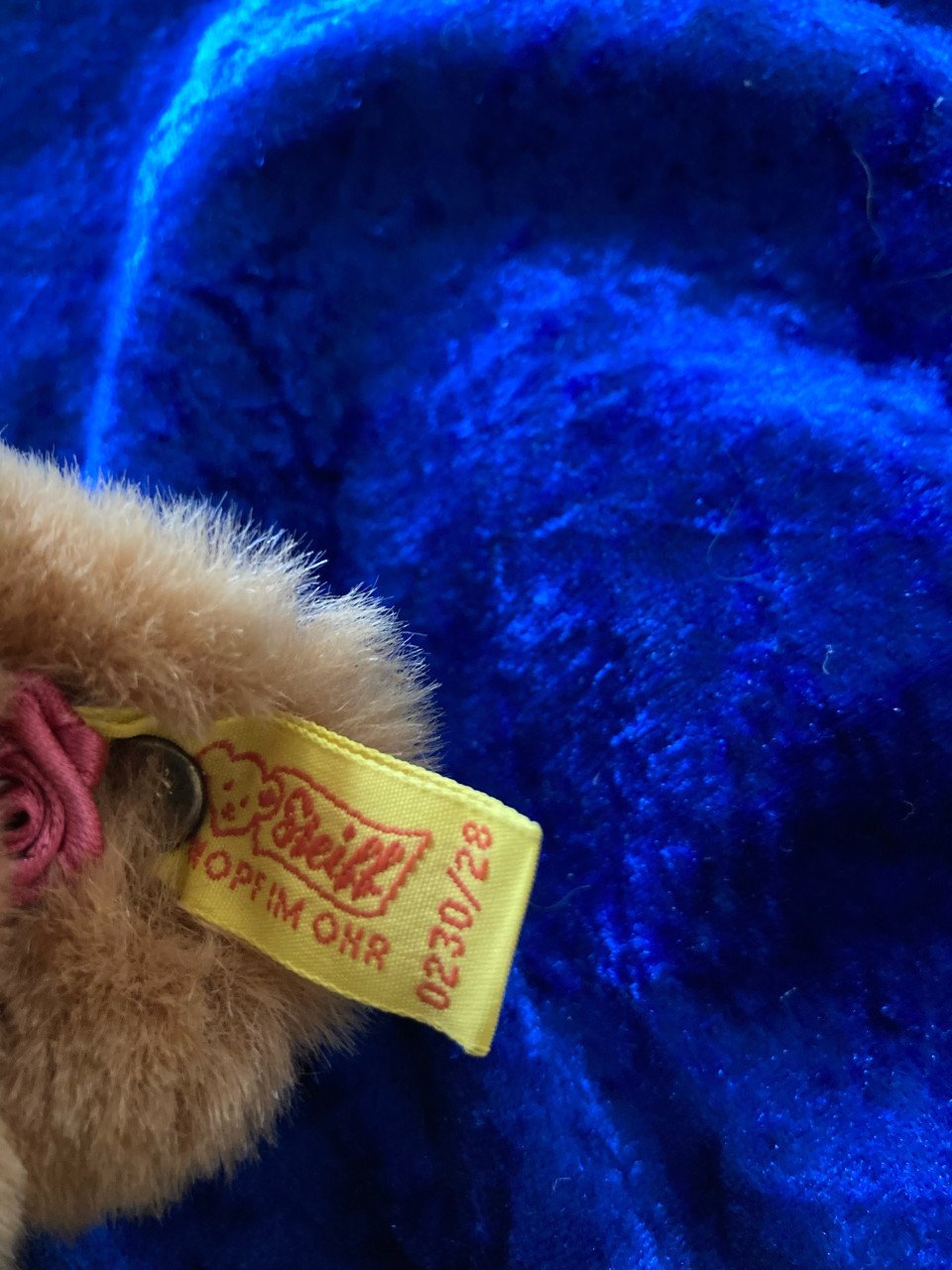 Steiff beertje Petsy VINTAGE