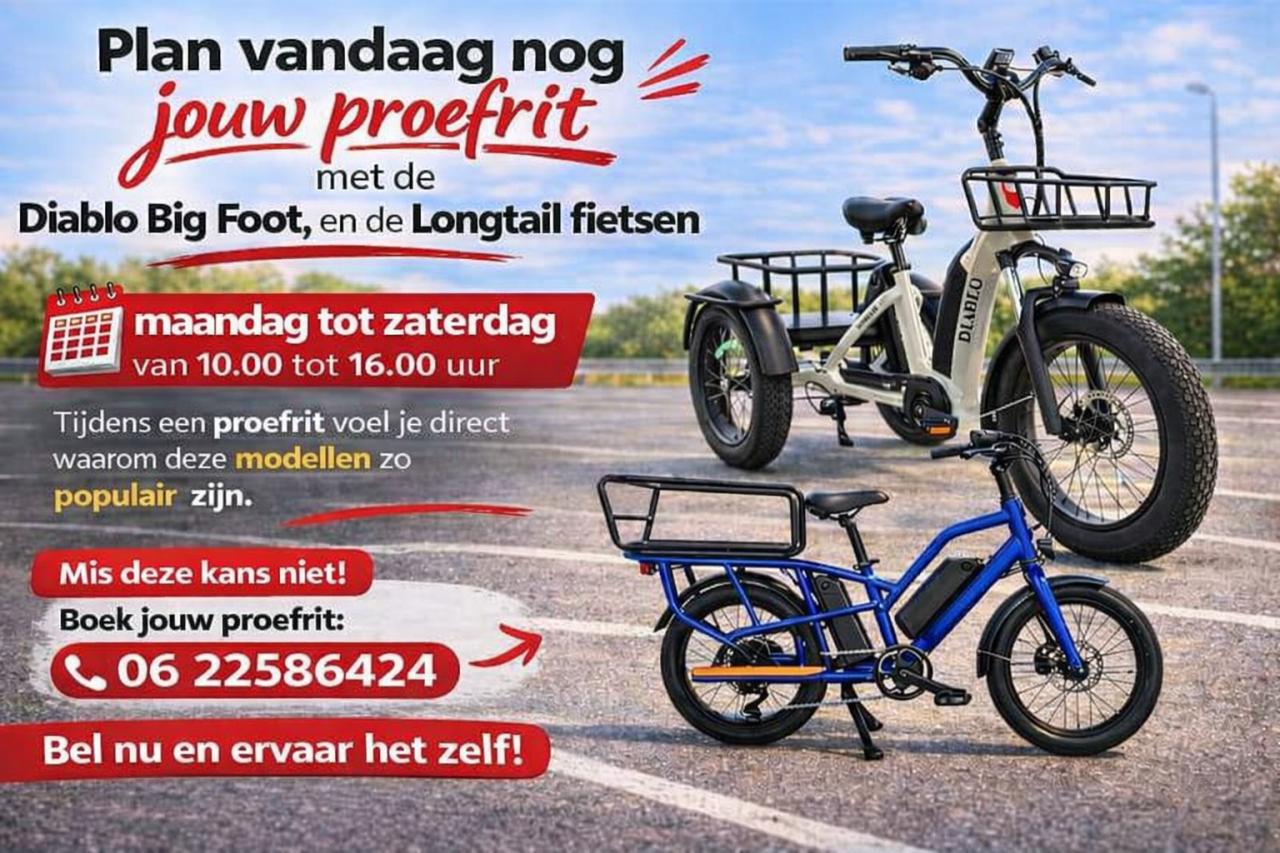 🚀 – Beleef de kracht van echte Big Foot en Longtail fietsen!