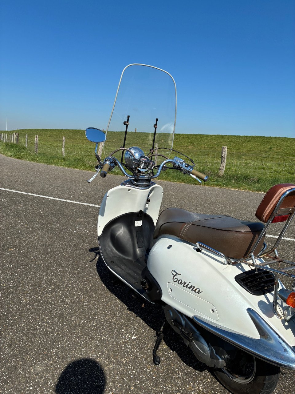 Scooter blauw kenteken