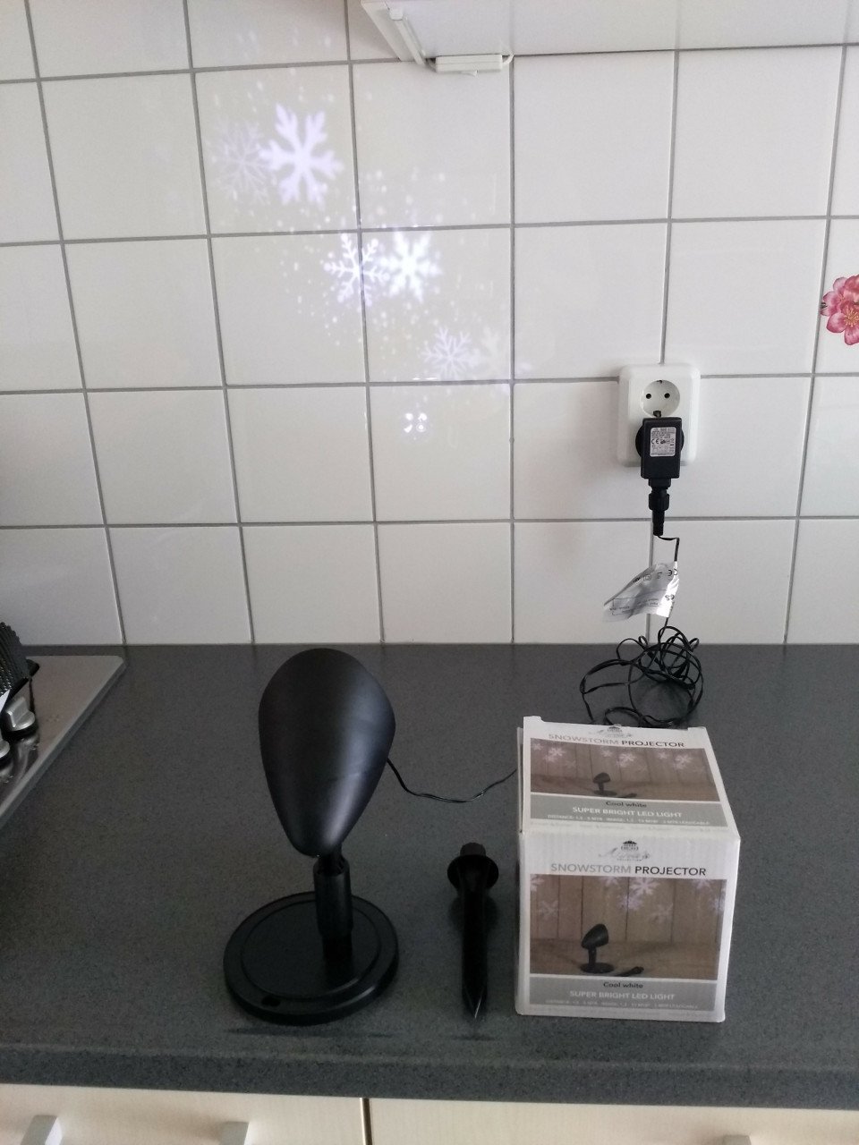 Snowstorm projector
