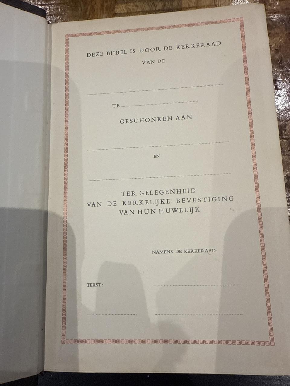 Vintage Bijbel – NBG 1951 – A. Jongbloed C.V. Leeuwarden (ca. 1962)
