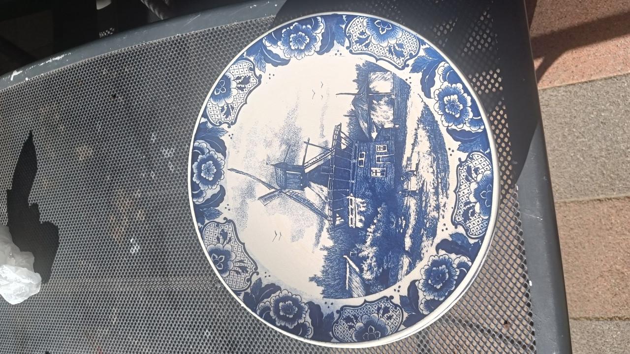 Delfts blauwe borden