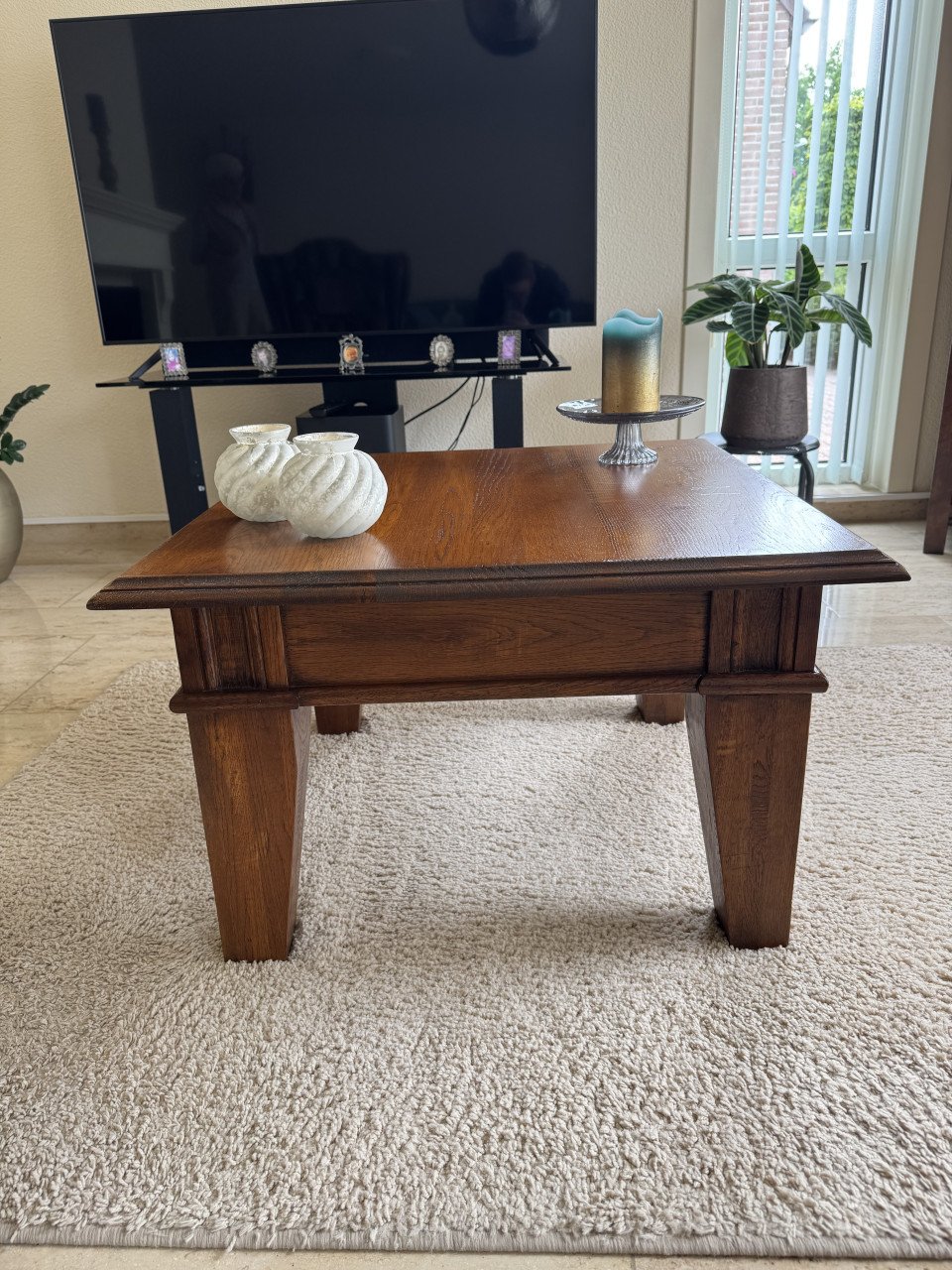 Set van eetkamertafel + salontafel