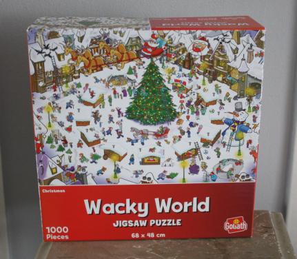 Kerstpuzzel wacky world 1000 stukjes