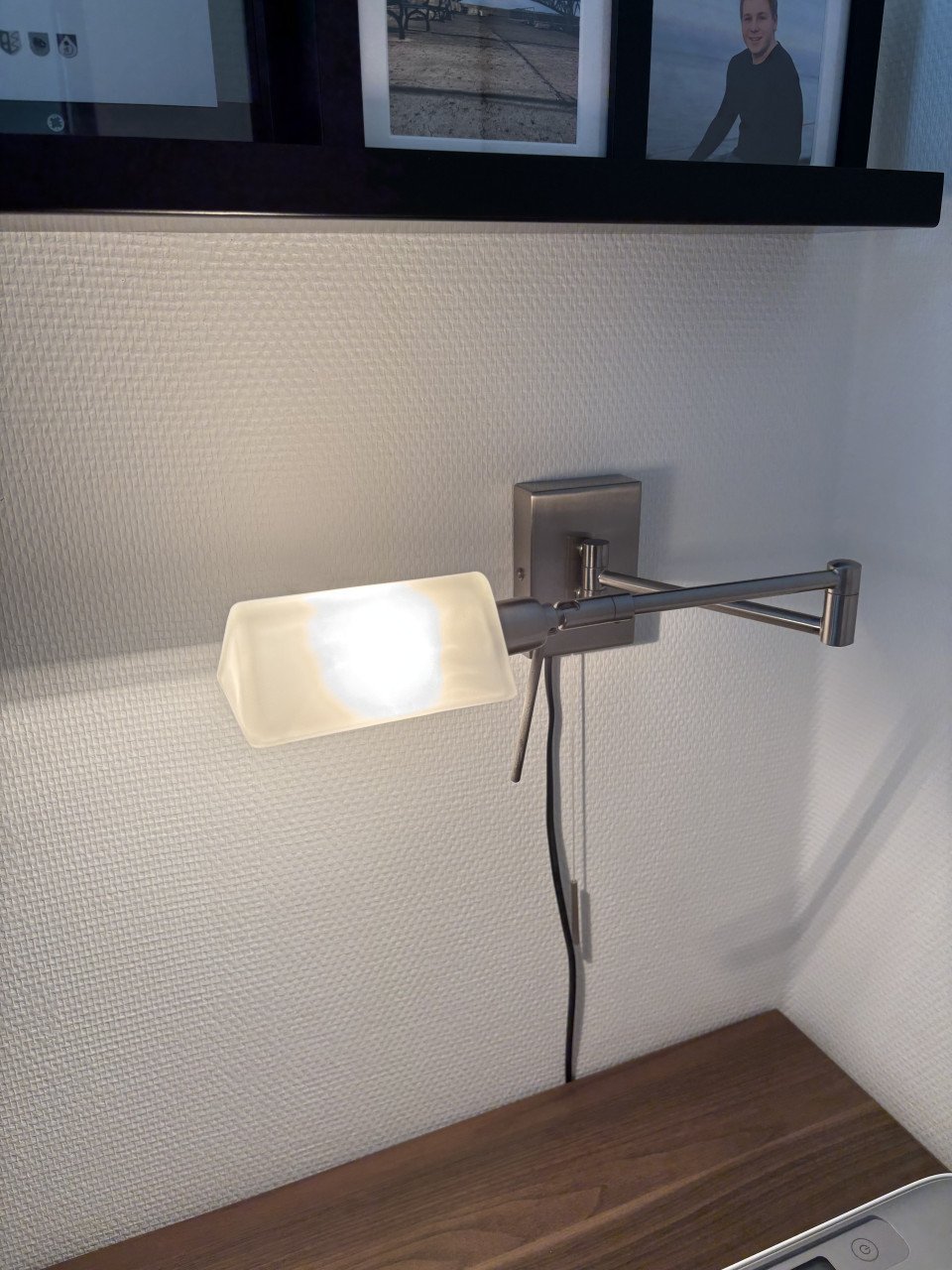 Bureaulamp staal met glas  (2 stuks)