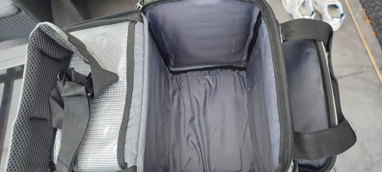 Mooie en stevige vis tas.