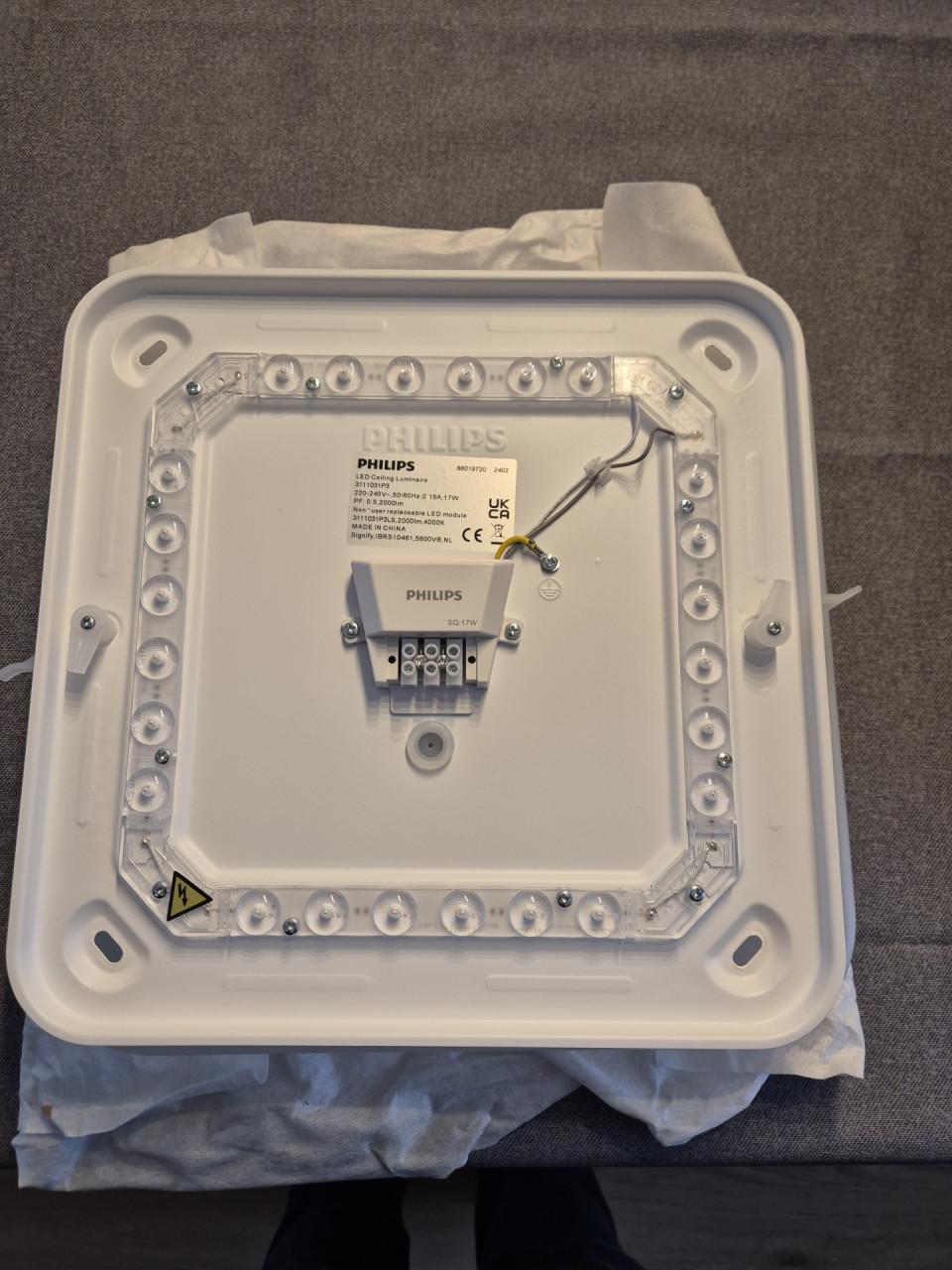 -NIEUW- PHILIPS plafondlamp vierkant