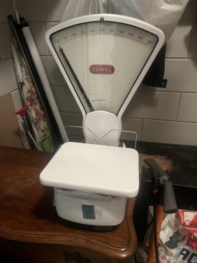 Weegschaal Berkel Type 0, 1 kg   1966