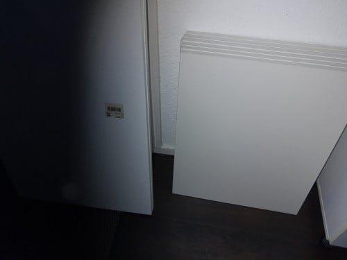 6 witte leg / kastboorden  45,5 x 56 cm   2,50 p st