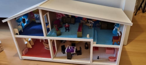Lunby poppenhuis te koop met meubels en poppen in Pip Studio Style