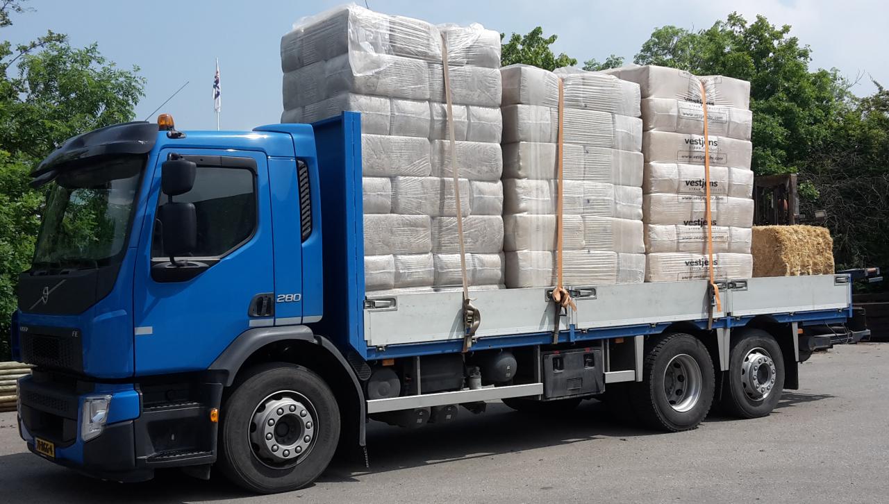 Vlasstrooisel houtkrullen gratis thuis bezorgd