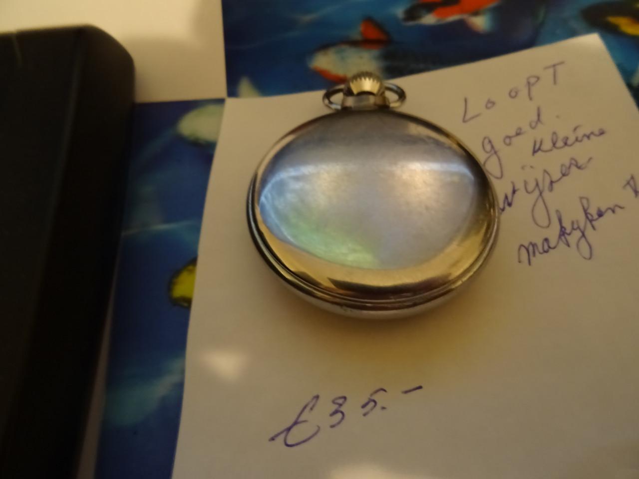 Te koop zakhorloge gebruikt loopt goed, kleine wijzer nakijken NO: 2