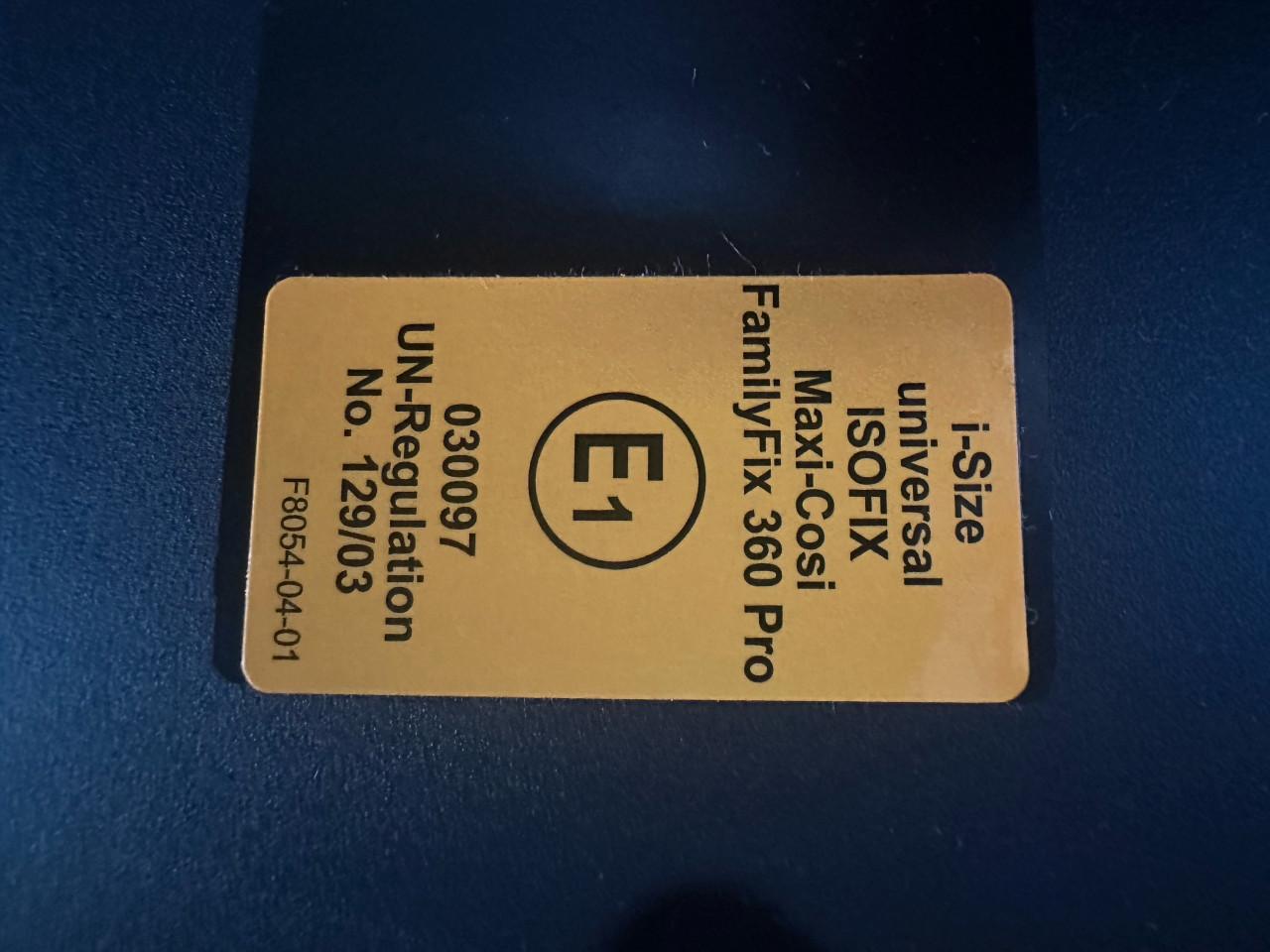 Maxi-cosi Base FamilyFix 360 pro