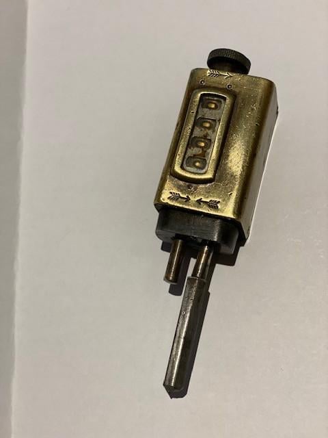 Nostalgisch koper hand toerentellertje