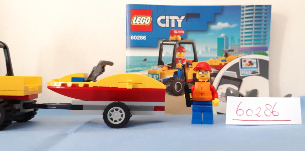 LEGO City 60286: ATV Strandredding , beach rescue met 1 minifiguur