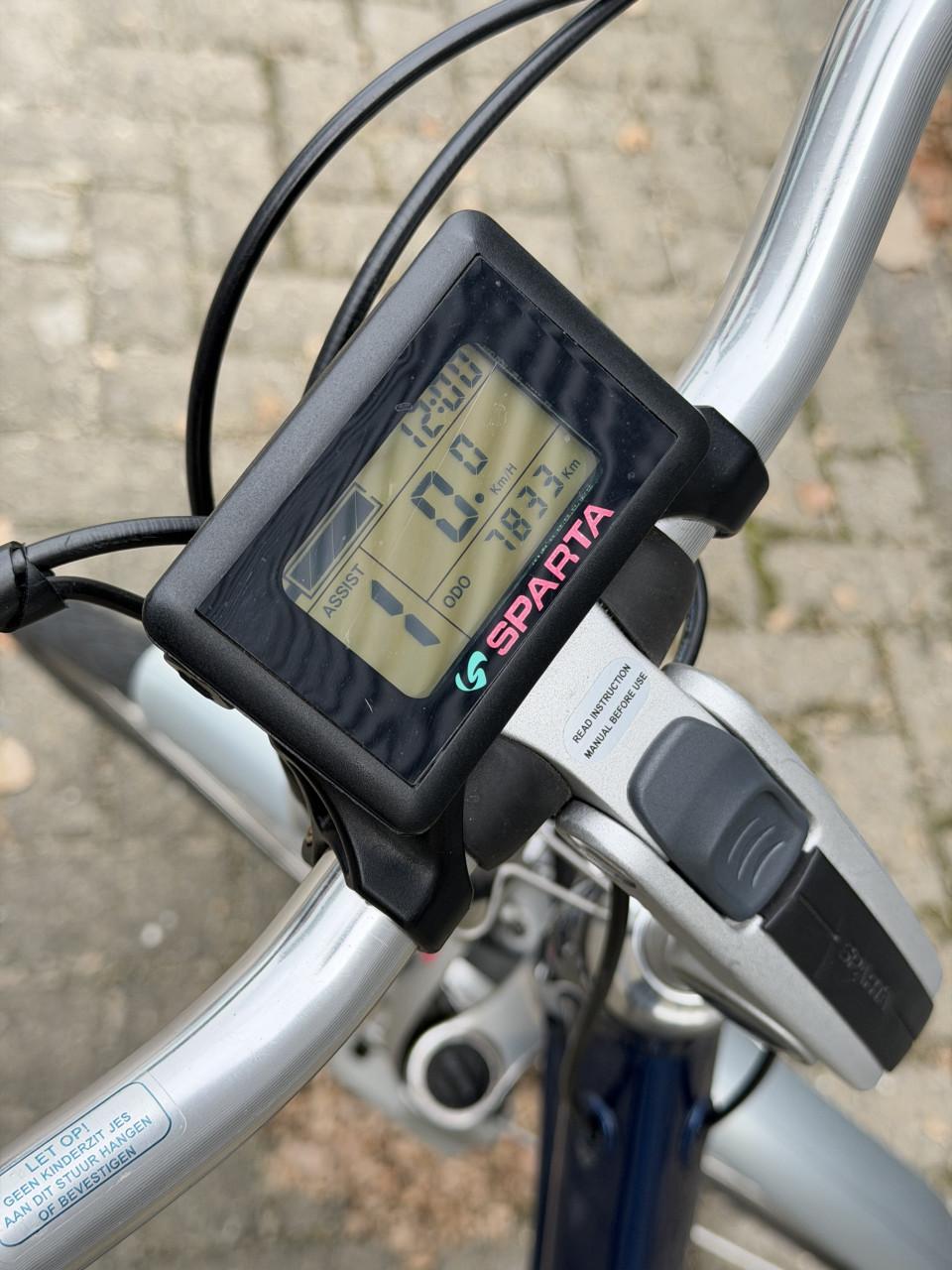 Sparta E-Bike Elektrische Fiets 56cm 7800km 7 versnellingen
