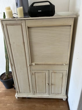 Kast / Bureau met rolluik