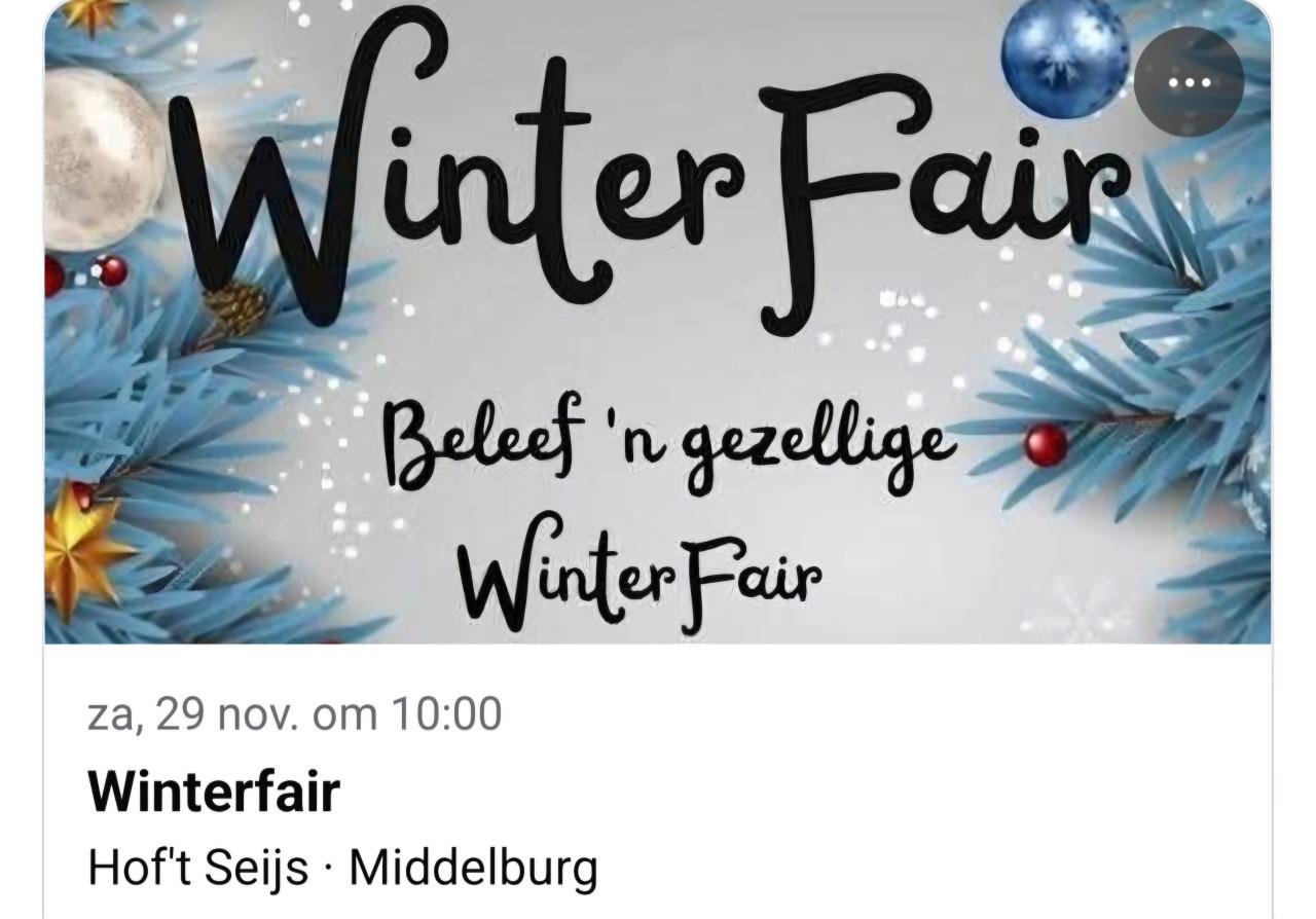 Winterfair Middelburg zaterdag 29ste