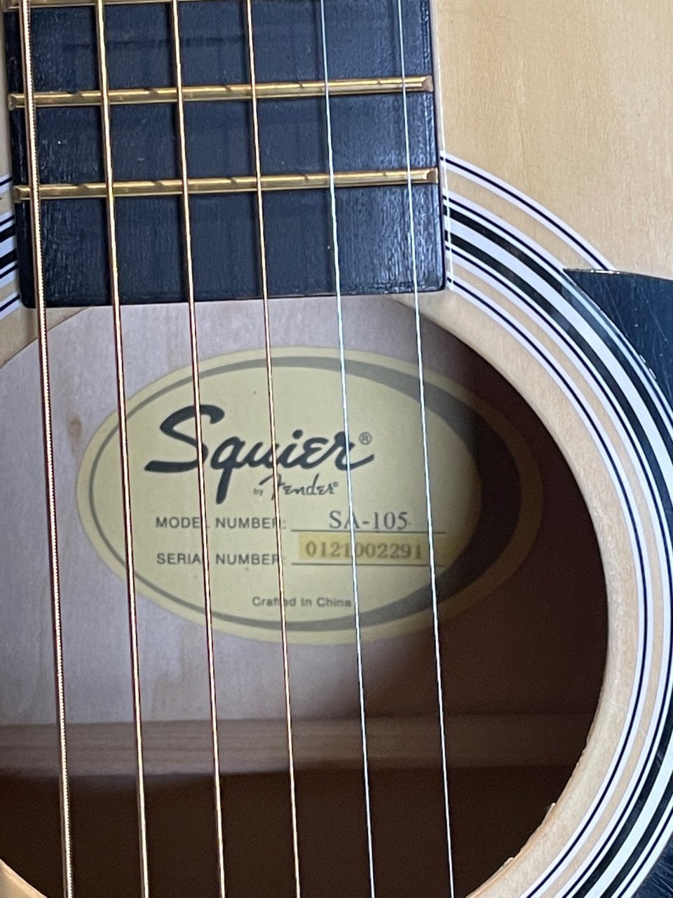 Akoestische gitaar van Squier