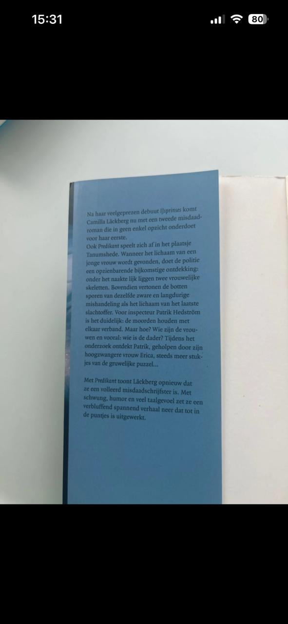 Camilla Lackberg – Predikant