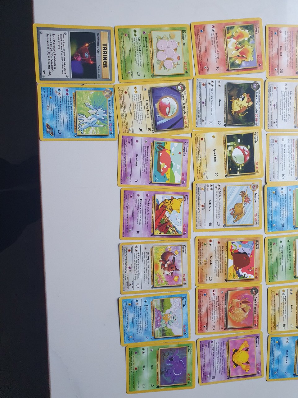 Pokemon kaarten diverse sets 1999-2000
