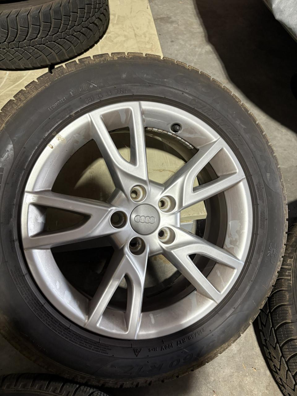 Audi Q3 velgen 17 inch met winterbanden